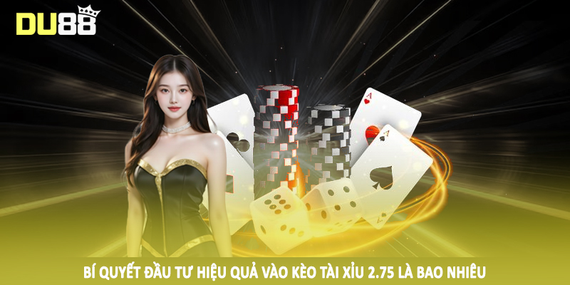 Đầu tư vào cửa tài trong kèo tài xỉu 2.75 là bao nhiêu