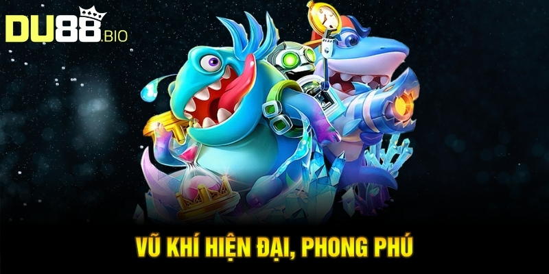 Bắn Cá Long Vương Online - Bật Mí Chiến Thuật Săn Thưởng Lớn 3 Vũ khí hiện đại, phong phú