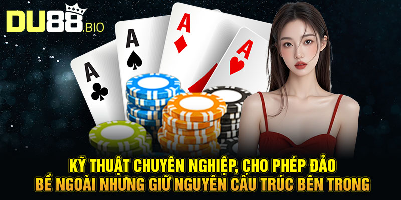 Nghệ Thuật Đen: Cách Xào Bài Gian Lận Khiến Bàn Cược Mù Mắt 4 Kỹ thuật chuyên nghiệp, cho phép đảo bề ngoài nhưng giữ nguyên cấu trúc bên trong