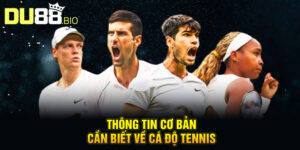 Thông tin cơ bản cần biết về cá độ Tennis